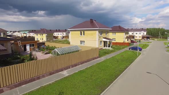 Aerial view of Calm Luxury Residential Area. 13