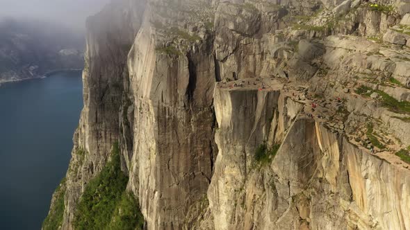 Pulpit Rock Preikestolen Beautiful Nature Norway