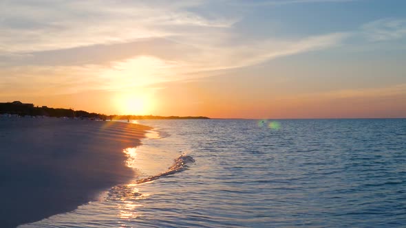 Showing A Beautiful Caribbean Sunset