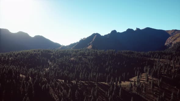 Mountain Landscape in Colorado Rocky Mountains