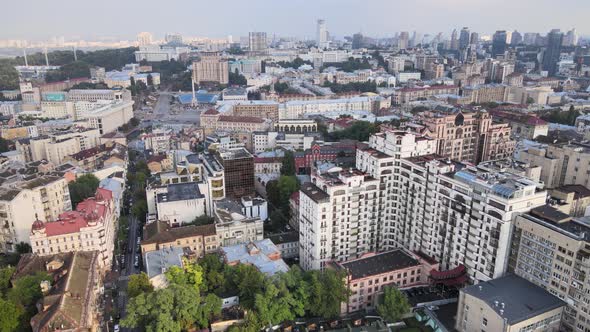 Kyiv, Ukraine Aerial View of the City. Kiev