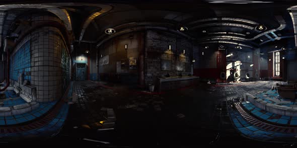 VR360 View of Abandoned Public Toilet alt