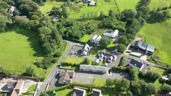 Aerial View of Bruckless in County Donegal - Ireland