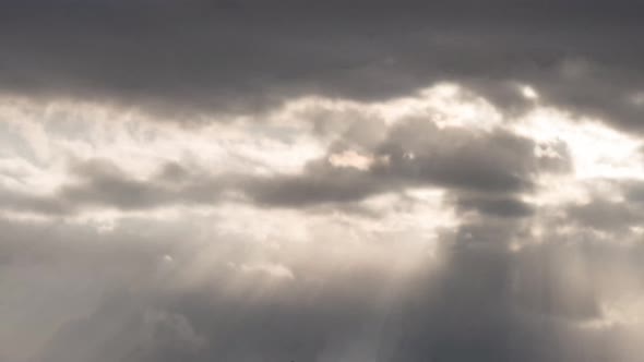 Dark Clouds Cover the Open Sun