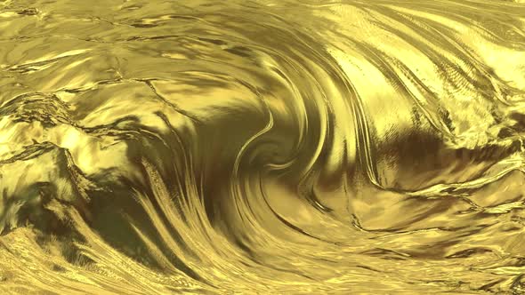 realistic gold liquid background