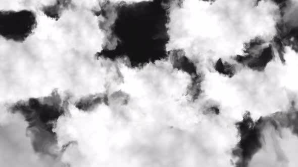 Clouds on transparent bg