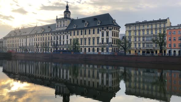 Historical Center of Wroclaw  the University and the Oder River Embankment Poland