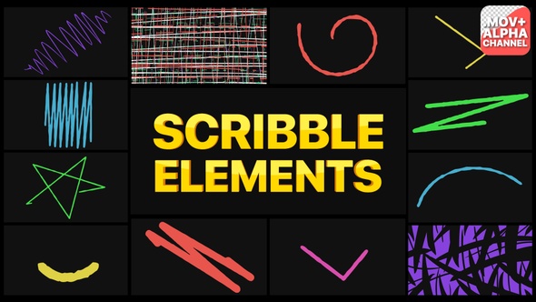 Scribble Elements | Motion Graphics alt