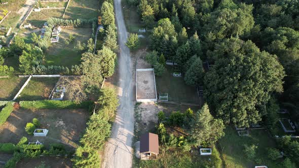 Aerial Muslim Cemetery