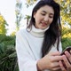 Slow Motion Young Beautiful Girl Using Smart Phone - VideoHive Item for Sale