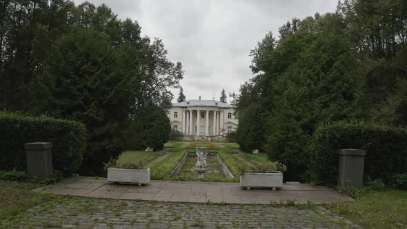 The Old Russian Estate is Located in a Picturesque Beautiful Place