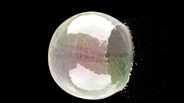 Soap Bubble Bursting -  Slowmotion alt
