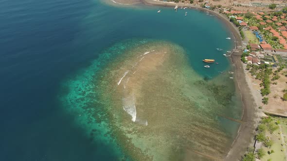 Seascape with Tropical Beach