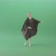 Ballet Girl Ballerina In Matle Cloak Dancing isolated On Green Screen - VideoHive Item for Sale