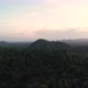Tropical Jungle Mountain Sunset Aerial Shot  - VideoHive Item for Sale