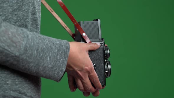 Old Camera On Green Screen 9