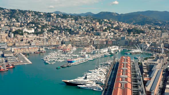 Aerial View of Genoa