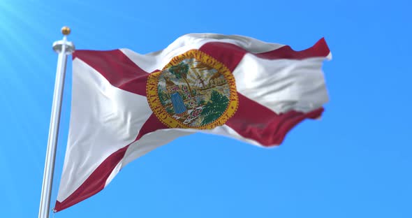 Flag of Florida State, United States