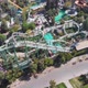OHiggins Amusement Park Fantasilandia, Roller coaster Santiago Chile aerial view - VideoHive Item for Sale