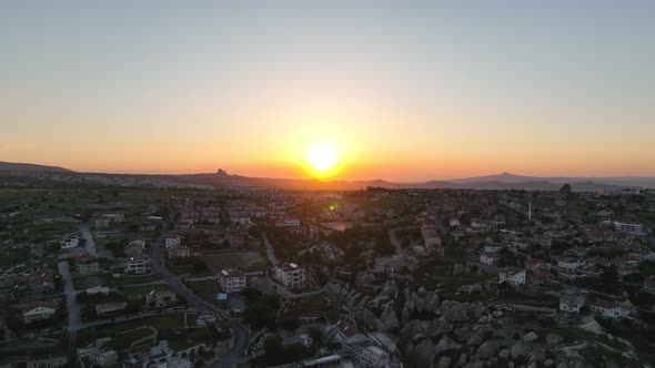 Cappadocia aerial view 4 K Awesome Background