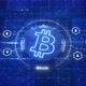 Bitcoin animated logo. Animation of BTC cryptocurrency. Decentralized digital currency - VideoHive Item for Sale