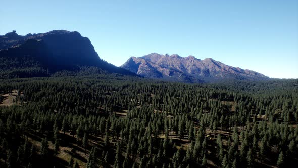 Cascade Mountain and Surrounding Canadian Rocky Mountains in Summer Time