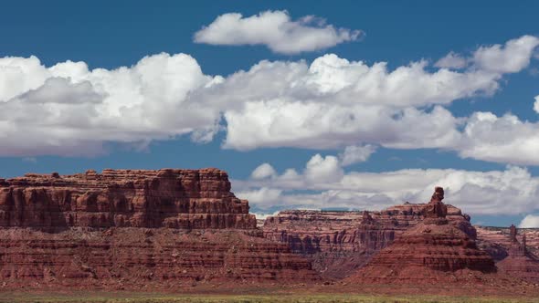 Time-Lapse Desert Clouds Valley Of The Gods