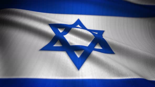 Israel Flag Seamless Loop