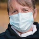 Portrait of a Senior Woman in a Respirator Protection Mask - VideoHive Item for Sale