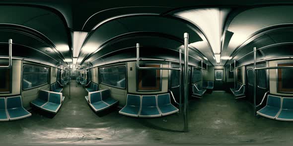 VR360 Old Underground Subway Metro Wagon alt