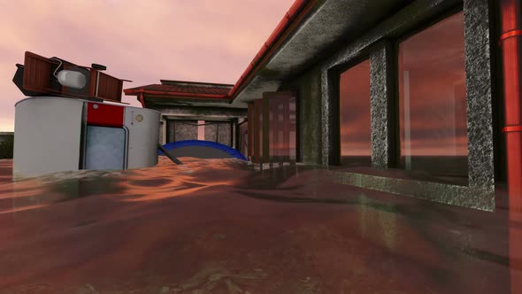 Flooded House After Natural Disaster 1 alt