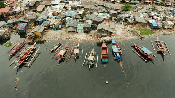 Slums and Poor District of the City of Manila