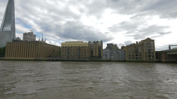 The Pickfords Wharf building on the riverside, London