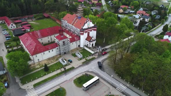 Top View of the Catholic Church