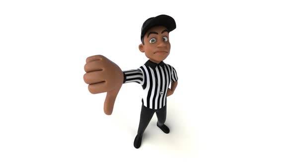 10 fun 3D cartoon Referees 
