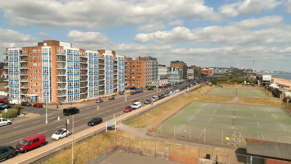 Sport Courts On Brighton Beach Uk