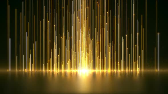 Gold Light Stage Background