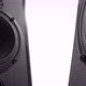 Sliding Between Two Speakers with Vibrating Bass Membranes - VideoHive Item for Sale