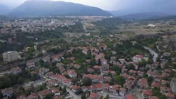 Drone view of the old town of Safranbolu - Turkey