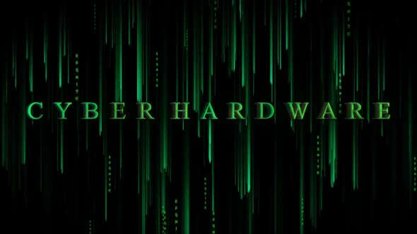 Digital Cyber Background Cyber Hardware