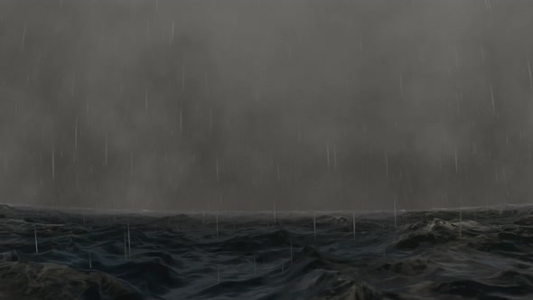 Storm In The Sea Loopable 4K alt