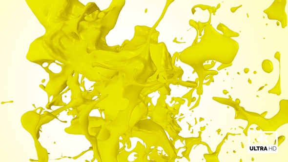 Yellow Paint Jet Stream Splash V2 alt
