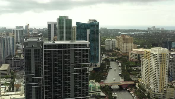 Aerial Video New River Las Olas Fort Lauderdale Shot With A Drone