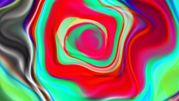 Abstract Smooth Colorful Swirl Motion Background Animation