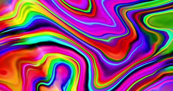 Abstract colorful animation. Multicolor liquid background. Beautiful gradient texture.