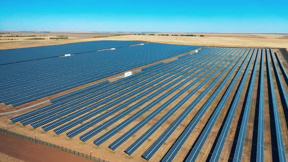 Massive Solar Power Field Filmed From Above