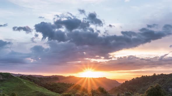 Sunset New Zealand alt