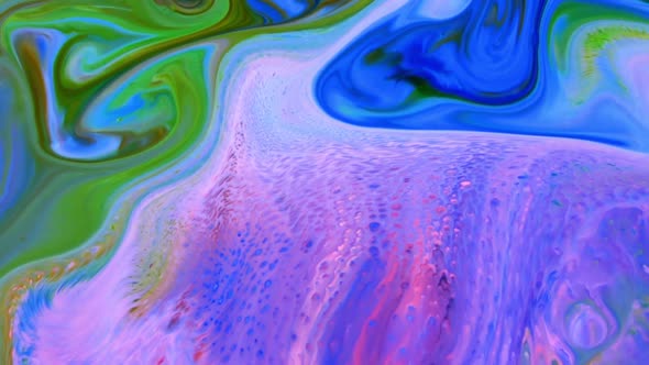 Abstract Colorful Sacral Liquid Waves Texture 703