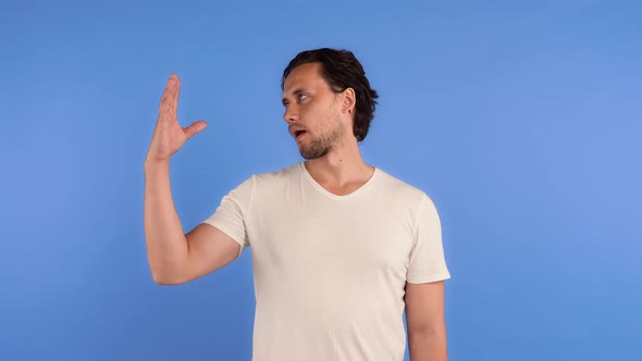 Stately Bearded Male in White Tshirt