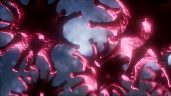Loop Rotation of Coronavirus COVID-2019 alt